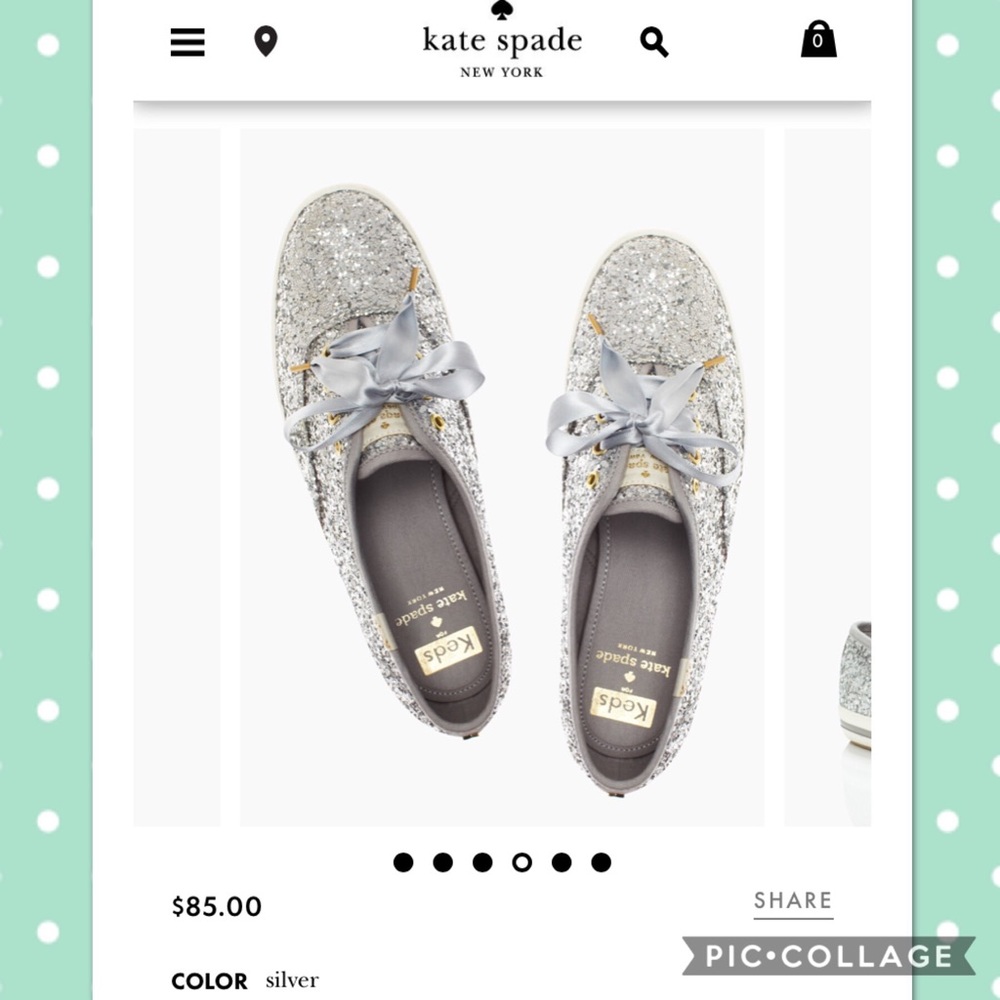 Kate Spade Keds Glitter Sneakers